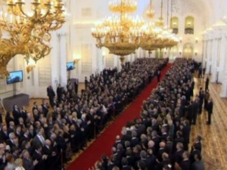 Lễ nhậm chức của tân Tổng thống Nga Putin được chuẩn bị rất chu đáo
